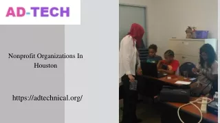 Houston Nonprofit Leadership & Tech Programs  ADTech