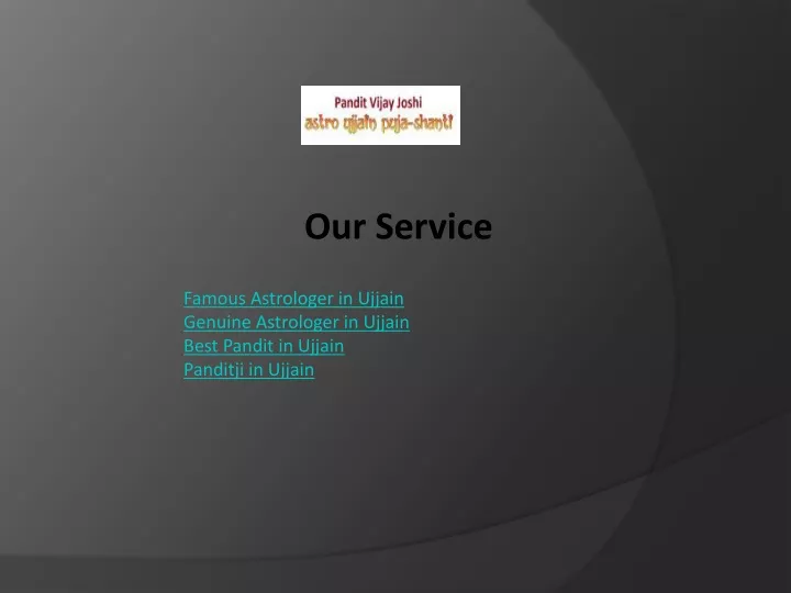 our service