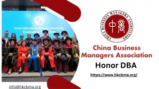 Honor DBA - Hkcbma.org