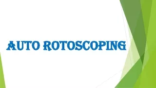 auto rotoscoping