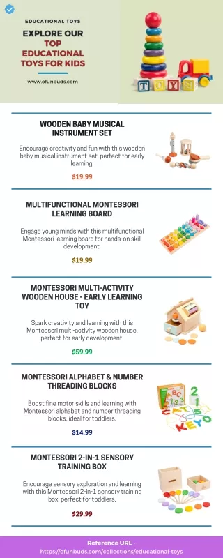 Explore Our Top Educational Toys for Kids