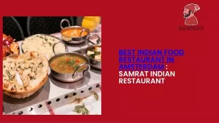 Best Indian Food Restaurant In Amsterdam