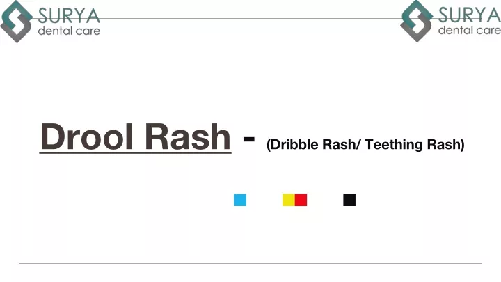 drool rash dribble rash teething rash