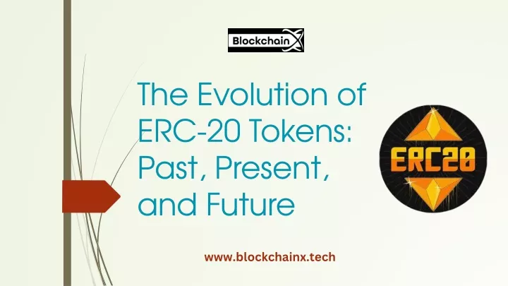 the evolution of erc 20 tokens past present