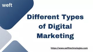 Different Types of Digital Marketing-