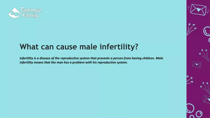 what can cause male infertility