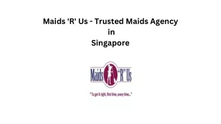 Housekeeper Agency Singapore