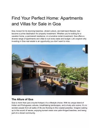 Luxurious Villas with Private Pools – Your Exclusive Oasis Awaits