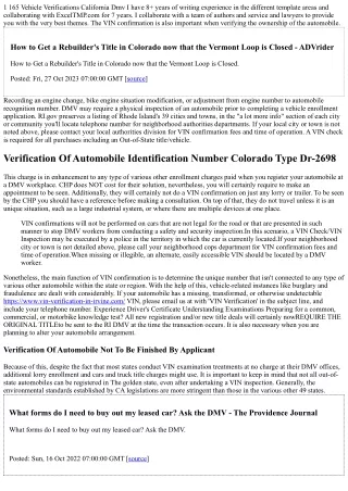 Totally Free  Vin Automobile Identification Number Verification Types Pdf