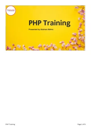 PHP Training (1) (1)