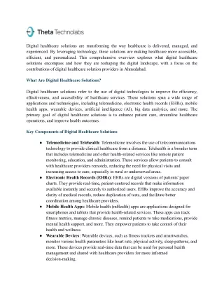 What Are Digital Healthcare Solutions & How Are They Changing The Digital Landscape