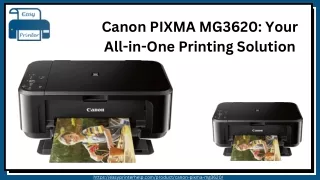 canon pixma mg3620 your all in one printing