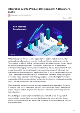 integrating ai into product development