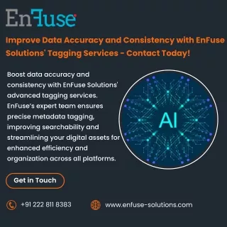 Improve Data Accuracy and Consistency with EnFuse Solutions' Tagging Services