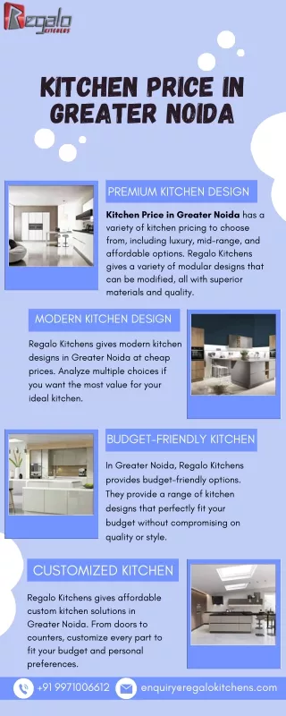 kitchen price in greater noida
