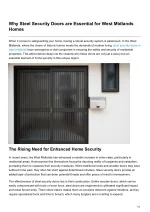 Why Steel Security Doors are Essential for West Midlands Homes - slide 1