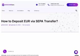How to Deposit EUR via SEPA Transfer