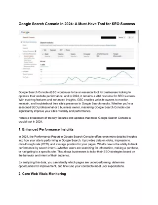 Google Search Console in 2024_ A Must-Have Tool for SEO Success