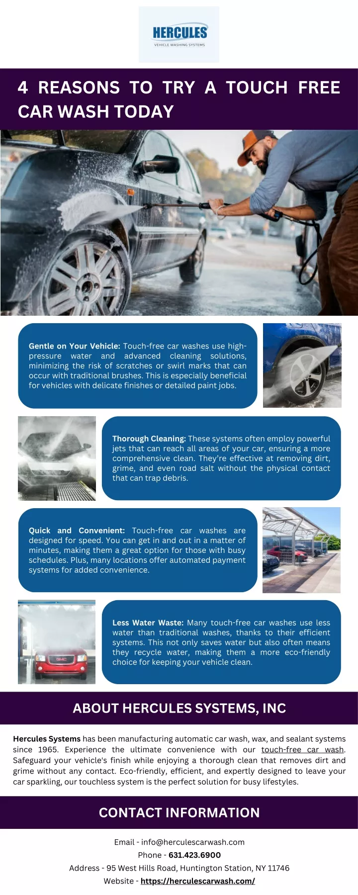 4 reasons to try a touch free car wash today