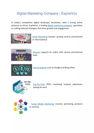 Digital Marketing Company | EspireVox