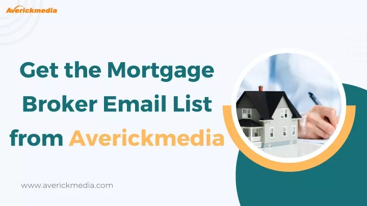 get the mortgage broker email list from