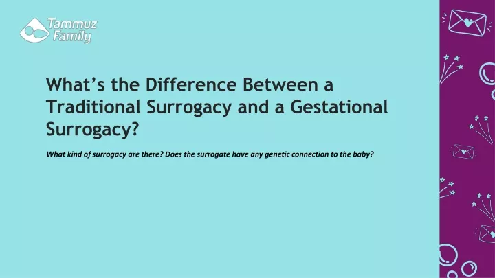 what s the difference between a traditional surrogacy and a gestational surrogacy