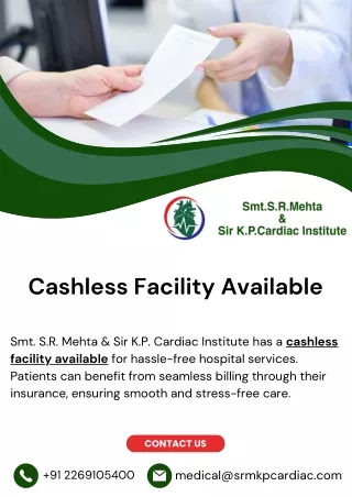 Cashless Facility Available