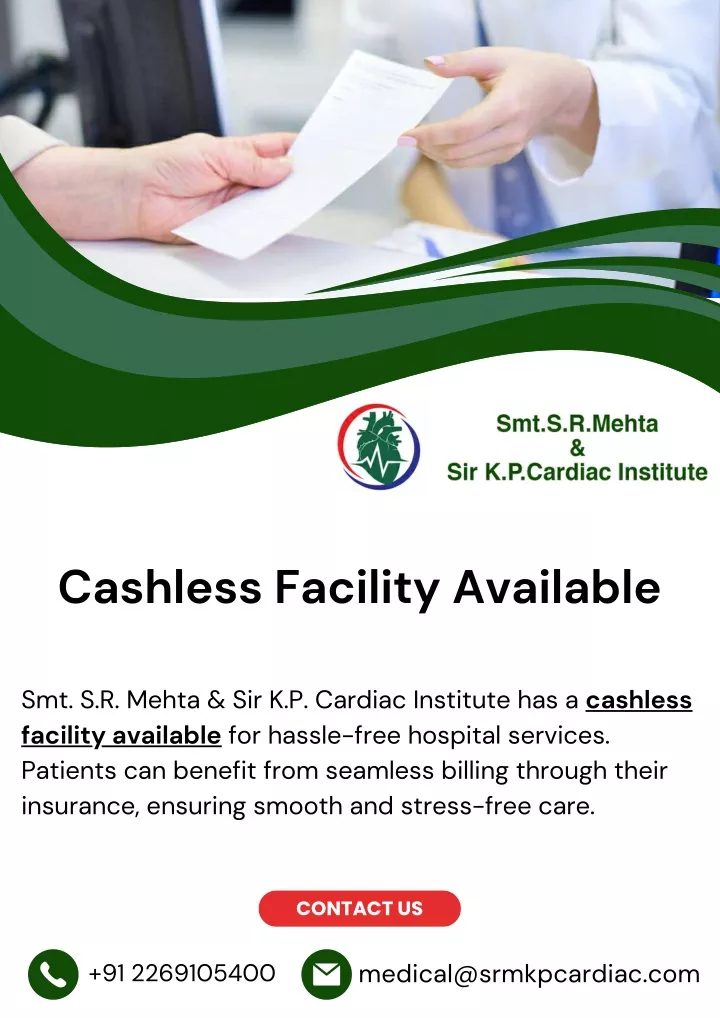 cashless facility available