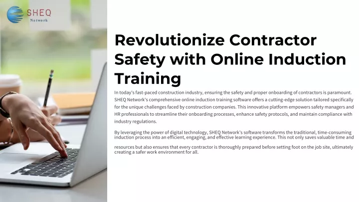 revolutionize contractor safety with online