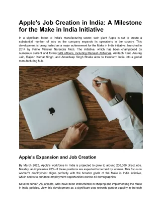 apple s job creation in india a milestone