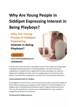 why are young people in siddipet expressing