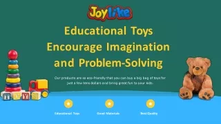educational toys encourage imagination and problem solving