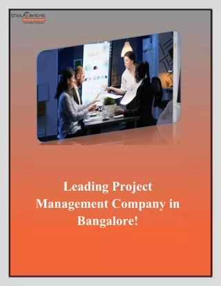 Leading Project Management Company in Bangalore