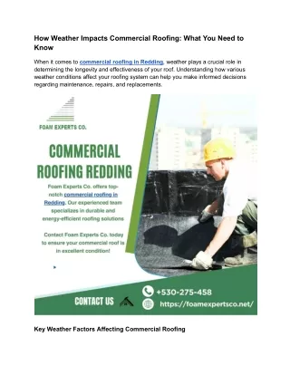 How Weather Impacts Commercial Roofing_ What You Need to Know