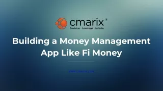 building a money management app like fi money