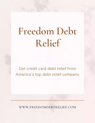 Freedom Debt Relief Reviews