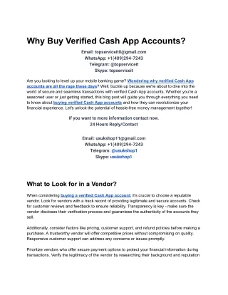 why buy verified cash app accounts