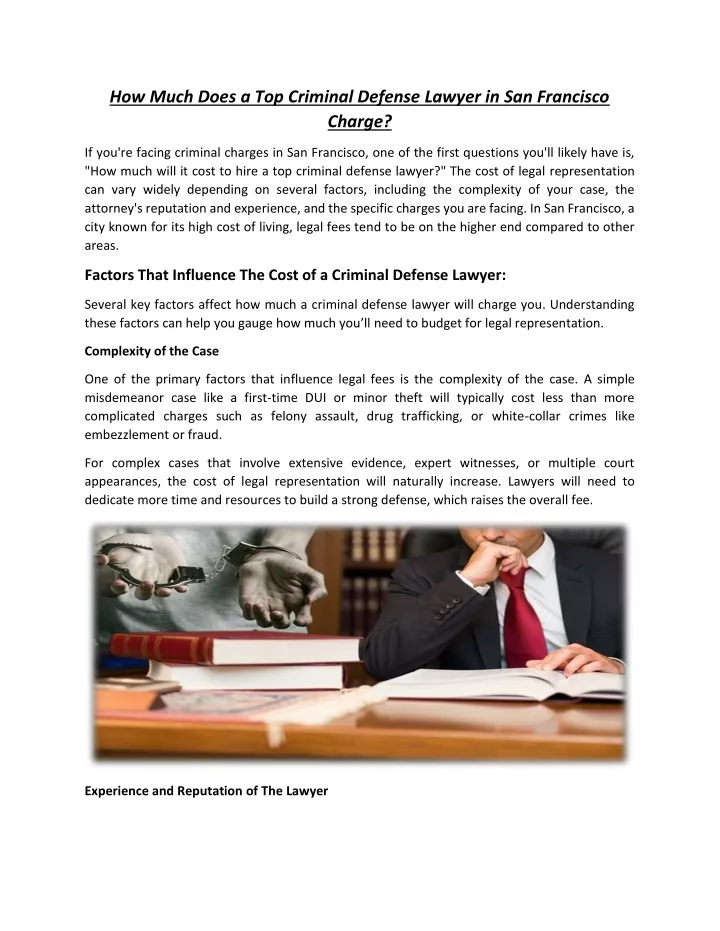 how much does a top criminal defense lawyer