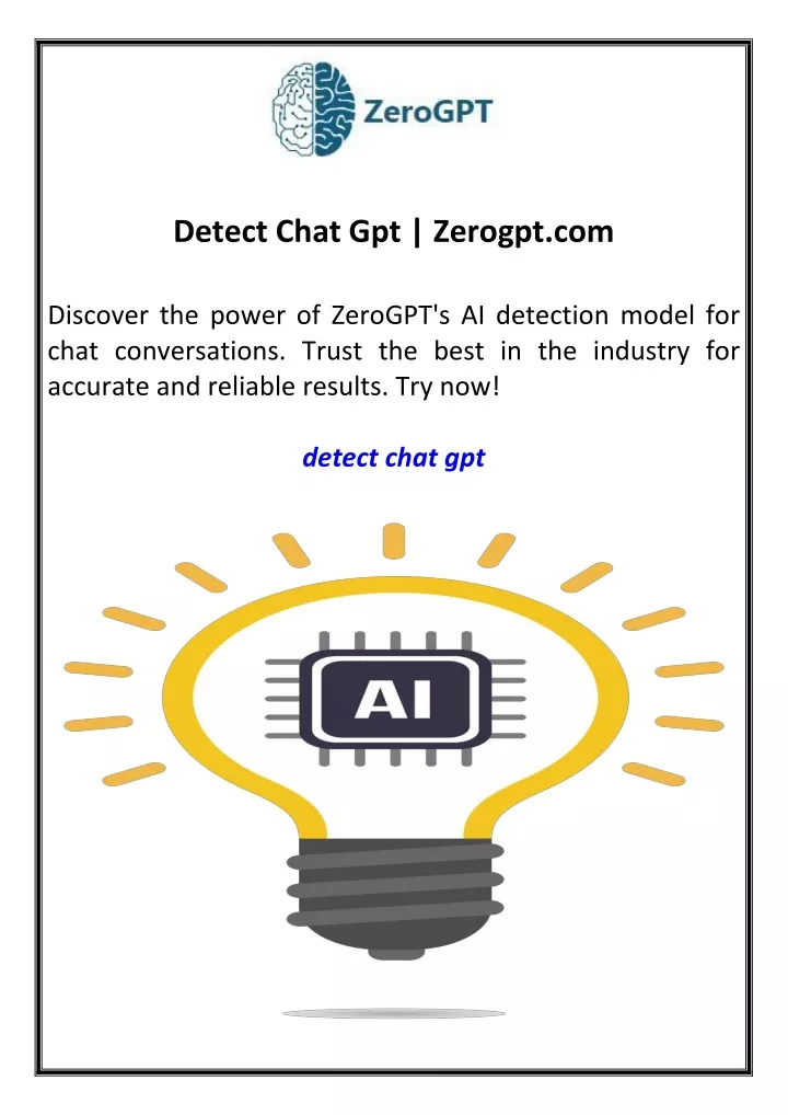 detect chat gpt zerogpt com