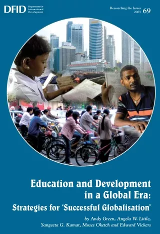 Education and development in a global er
