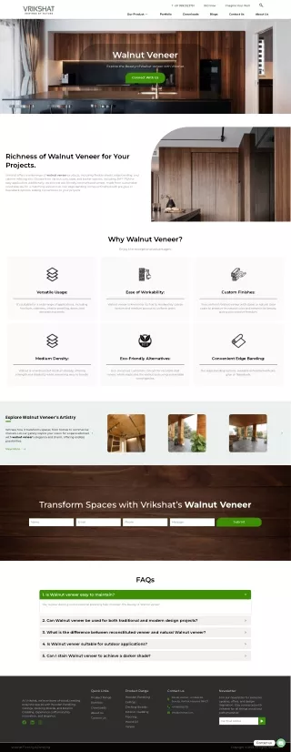 walnut veneer: Buy best walnut veneer online | vrikshat