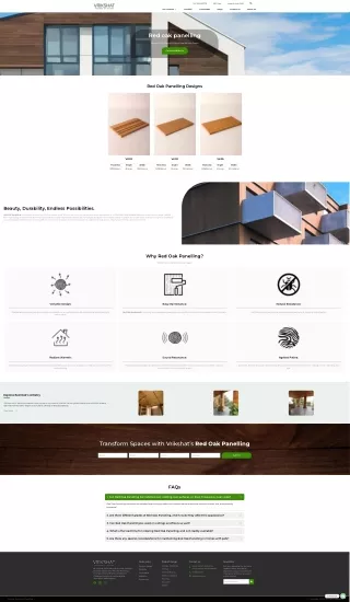 Wooden Panelling: Shop Red Oak Panelling Online - Vrikshat