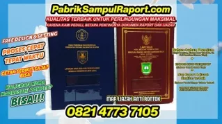 0821-4773-7105 Harga Sampul Raport Map Ijazah TPA di Wonogiri