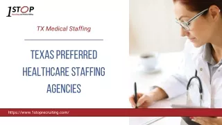 Texas Preferred Healthcare Staffing Agencies