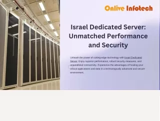 High-Performance Israel Dedicated Server by Onlive Infotech