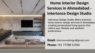home interior design services in ahmedabad