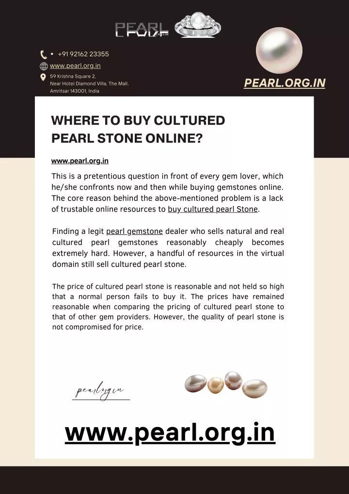 91 92162 23355 www pearl org in