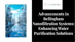 Bellingham Nanofiltration Systems