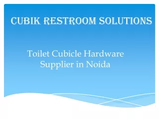 cubik restroom solutions