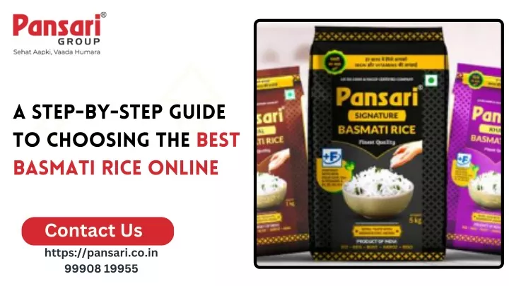 a step by step guide to choosing the best basmati